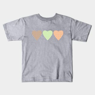 Color Gingham Kids T-Shirt